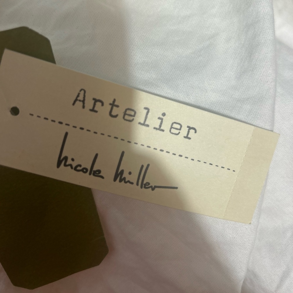 NWT $440.00 Artelier Nicole miller Ruched Bodycon dress size 10 - Picture 10 of 14